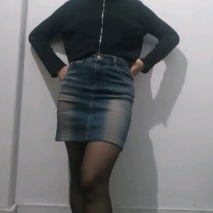 Y2k Vintage Denim Skirt