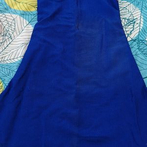 Blue Kurti With Dupatta