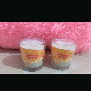 2 Plum Body Lovin Caramel Popcorn Scented Candles