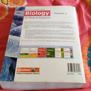 Exploring Biology Vol 1 & 2 For Medical Entrances