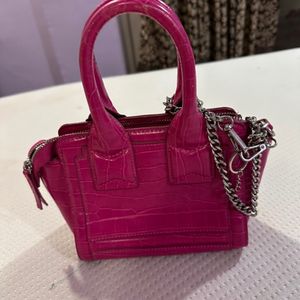 ZARA PINK CITY BAG