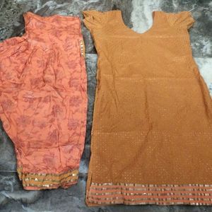 Chandan Colour Kurta Pant Sets.