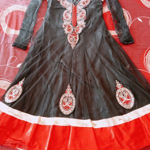 Net Anarkali Kurti