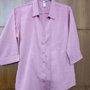 💙💙 Beautiful Rose Pink Adda Shirt 👕 For Women