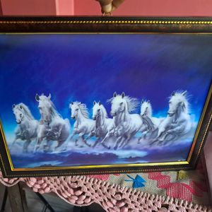 7 Horses 🐎 Wooden Photo Frame For Home Decoration