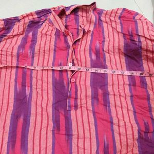 Pink Short Kurta