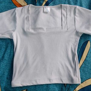 Square Neck Crop Top