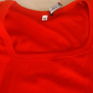 Red Tishirt Full Sleeve