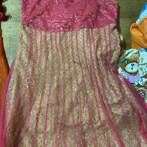 Gowns With Dupatta New Condition