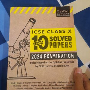 Class 10th ICSE Previous 10 Yrs Solved Papers