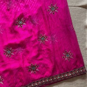 Pure Georgette Lehariya Saree