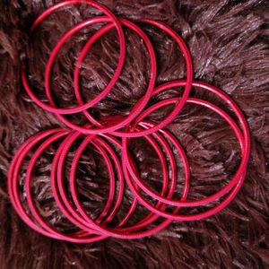 Red Premium Matte Bangles