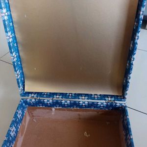 🟩Offer🟩Blue Colour Cardboard Storage Box