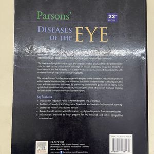 Parson’s Ophthalmology