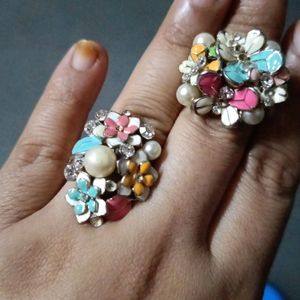 Designer Multi Colour Rings