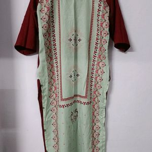 Maroon Kurti