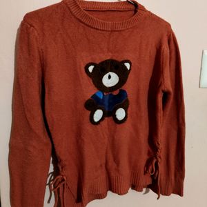 Coral Cozy Teddy Sweatshirt