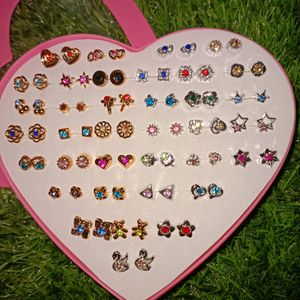 Combo/Pack/Set of 36 Pair Studs