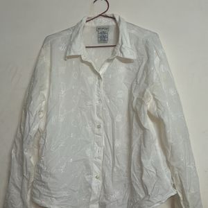 Pure Cotton White Shirt