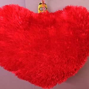 Red Heart Shape Pillow