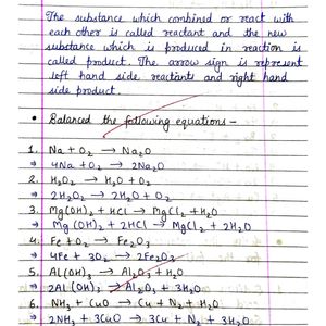 Class 10 Chemistry Notes CBSE NCERT