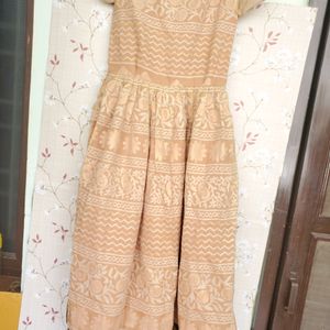 PATTU LONG ANARKALI GOWN