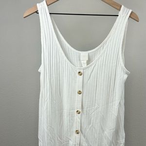 H&M Faux Button Down Top