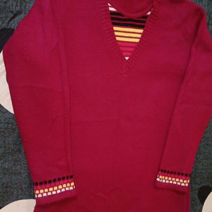 Dark Pink Sweater For Women