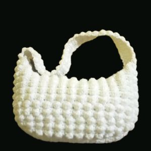 Popcorn Stitch Handbag