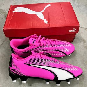 PUMA ULTRA PLAY PINK FOOTBALL SHOES UK 8