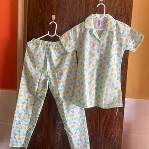 10-12 Year Girl Night Suit