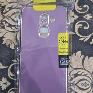 Back Cover | Samsung J8 (Gold & Pink)