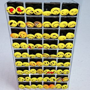 Brand New 36 Pairs Smiley Stud Type Earrings