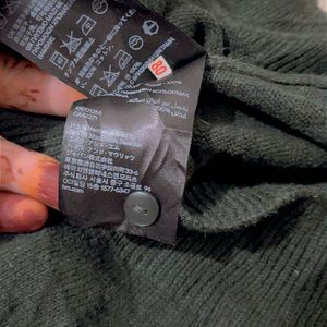 H&M Cardigan Olive Green