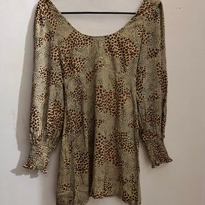 Tiger Print Top