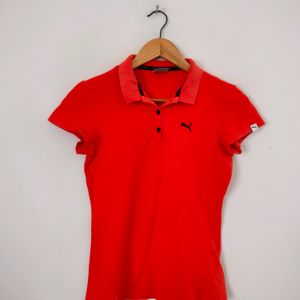 Orange Casual Top (Women's)