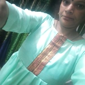 Beautiful Lace work Nyraa Cut Kurti New