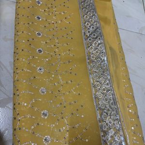 Yellow Sequin Fill Sarre