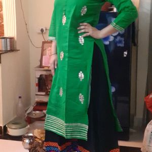 Party Wear Straight Kurti