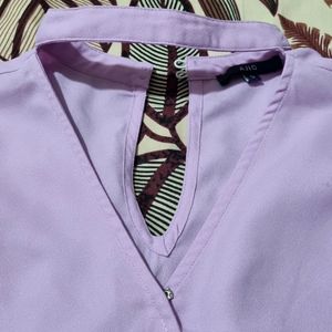 Lavender Long Bell Sleeved Top