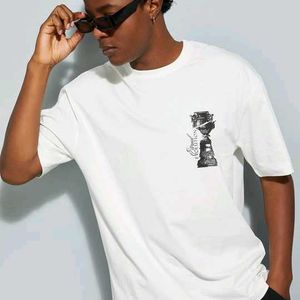 MAX URB_N Men Back Print Oversized T-shirt.