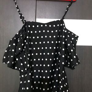 Polkadot Butterfly Top / Just Like New