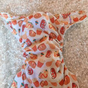 Baby Cloth Diaper With Pair Of Inner Insert