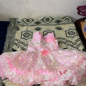 Light Pink Beautiful Dress For Baby Girl