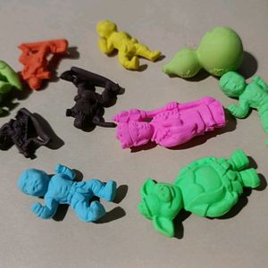 Cartoons Erasers Best For Erasing Things And Playi