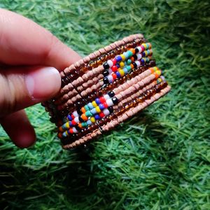 Wooden - Marbals Beaded Bracelet