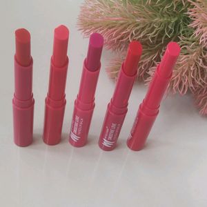 Combo Of 5 Tinted Lip Balm
