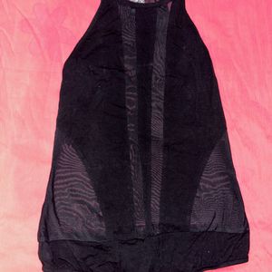 Black See Through Bodysuit