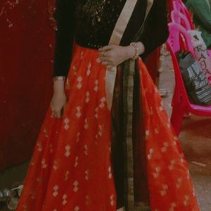 Skirt With Top And Dupatta