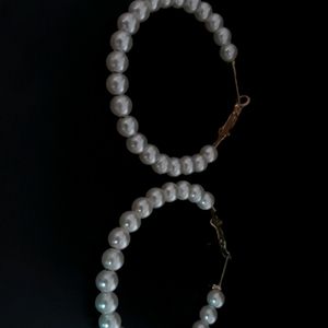Combo Offer- Pearls Hoops & Royal Gold Pearl